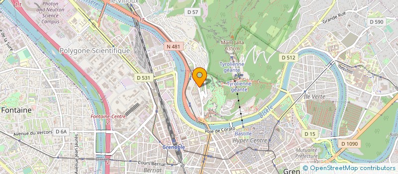 localisation de l'entreprise AUTO PIECES GRENOBLE  GRENOBLE