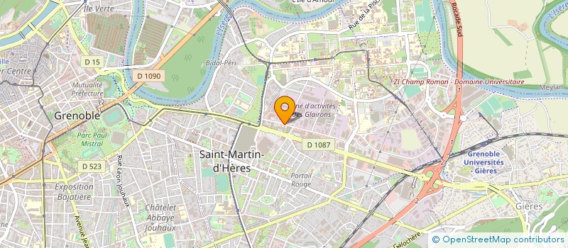 localisation de l'entreprise AUTO PIECES ISEROISE  SAINT-MARTIN-D'HERES