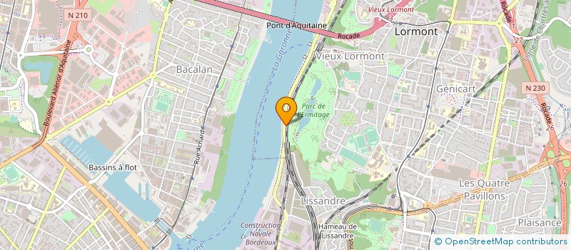 localisation de l'entreprise AUTO PIECES KOC  LORMONT