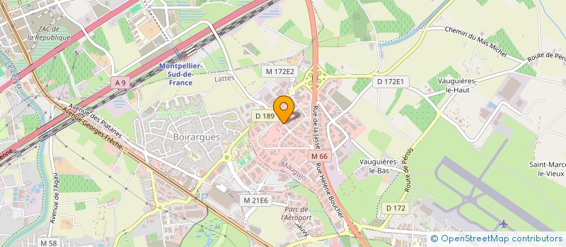 localisation de l'entreprise AUTO PIECES LATTES  MAUGUIO