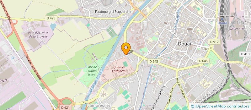 localisation de l'entreprise AUTO PIECES LILLE  DOUAI