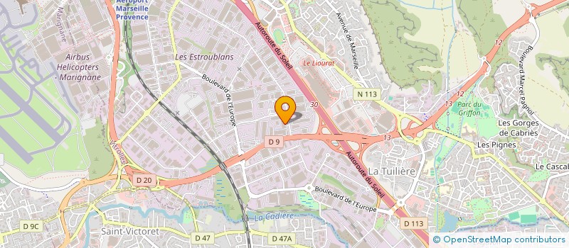 localisation de l'entreprise AUTO PIECES PRO à VITROLLES