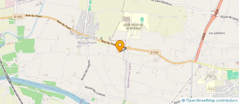 localisation de l'entreprise AUTO-PIECES-SERVICES à GRANGES-LES-BEAUMONT