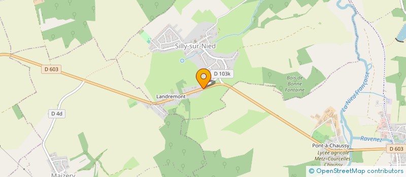 localisation de l'entreprise AUTO PIECES SUR NIED  SILLY-SUR-NIED