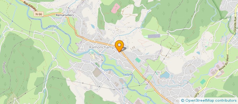 localisation de l'entreprise AUTO PLAISIR à RAMONCHAMP