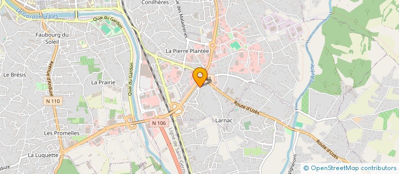 localisation de l'entreprise AUTO PLEIN SUD à ALES
