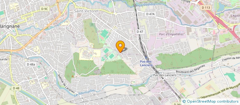 localisation de l'entreprise AUTO PLUME  MARIGNANE