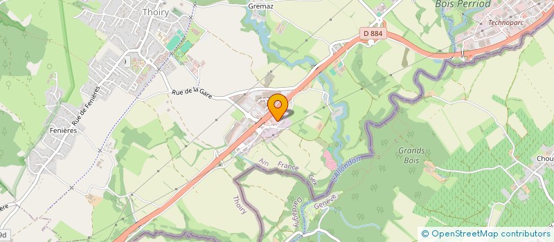 localisation de l'entreprise AUTO PLUS à THOIRY