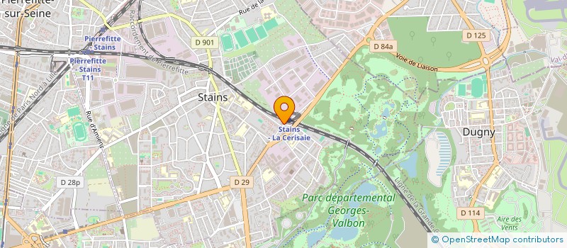 localisation de l'entreprise AUTO PLUS à STAINS