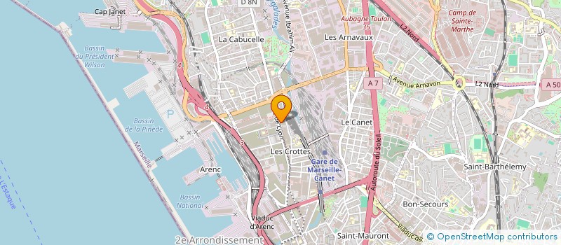localisation de l'entreprise AUTO PLUS  MARSEILLE