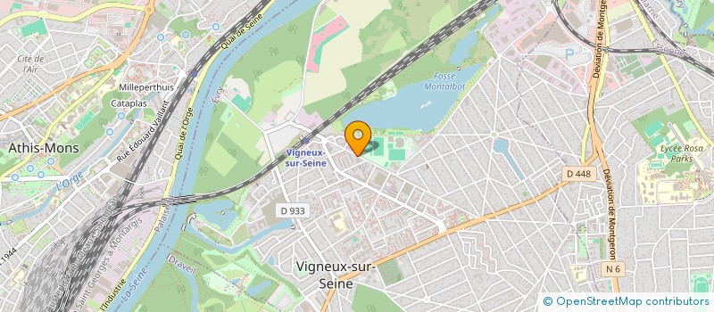 localisation de l'entreprise AUTO PLUS 91 à VIGNEUX-SUR-SEINE