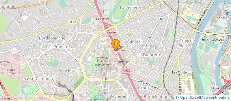 localisation de l'entreprise AUTO PLUS MIRAIL  TOULOUSE