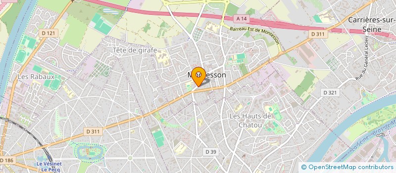 localisation de l'entreprise AUTO PLUS MONTESSON à MONTESSON