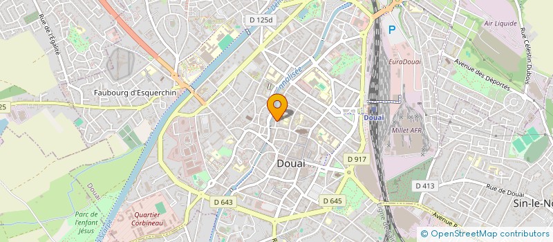 localisation de l'entreprise AUTO PLUS RETAIL à DOUAI