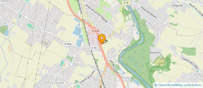 localisation de l'entreprise AUTO PLUS UTILITAIRE  PINS-JUSTARET