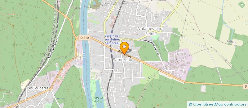 localisation de l'entreprise AUTO PNEUS SERVICES  SAMOREAU