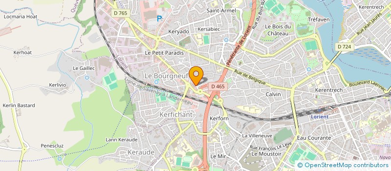 localisation de l'entreprise AUTO PORT à LORIENT