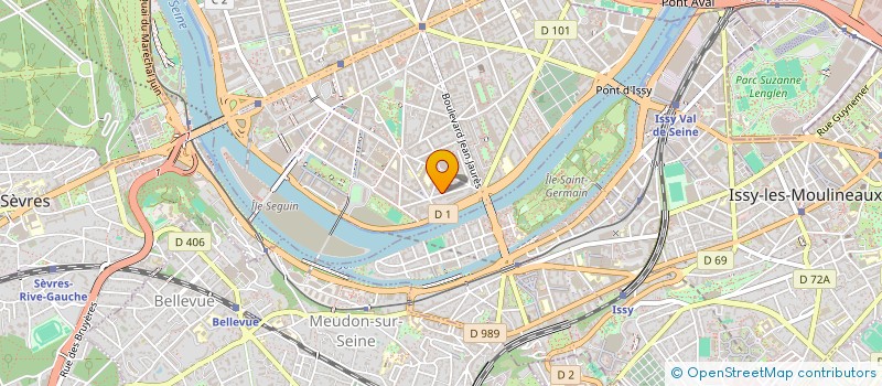 localisation de l'entreprise AUTO PRESS CLUB à BOULOGNE-BILLANCOURT