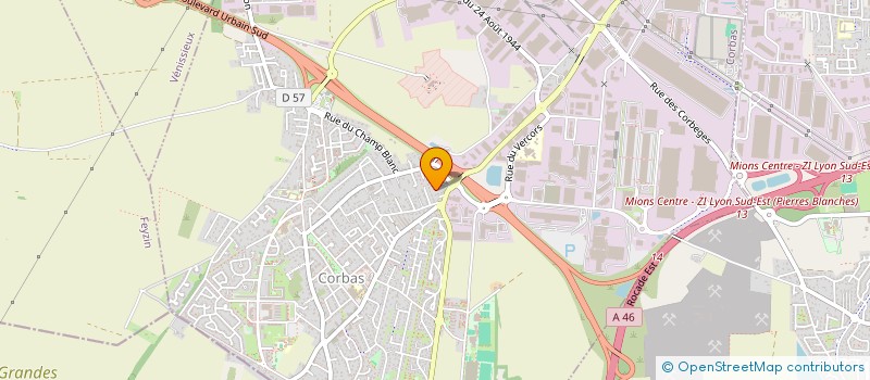 localisation de l'entreprise AUTO PRESTA à CORBAS