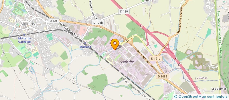 localisation de l'entreprise AUTO PRESTIGE 38  MOIRANS