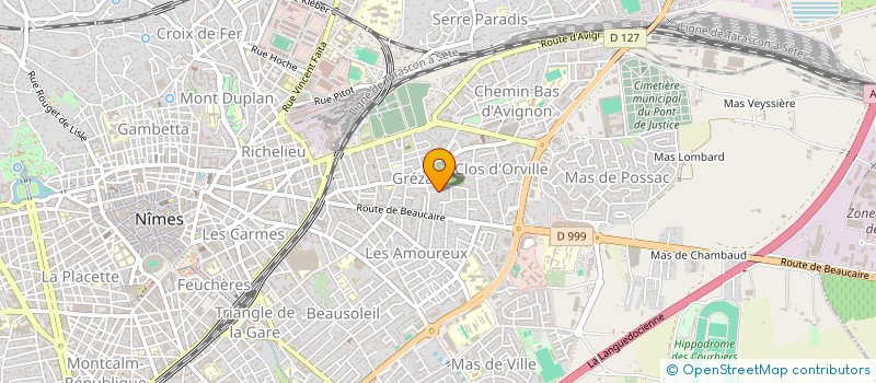 localisation de l'entreprise AUTO PRESTIGE à NIMES