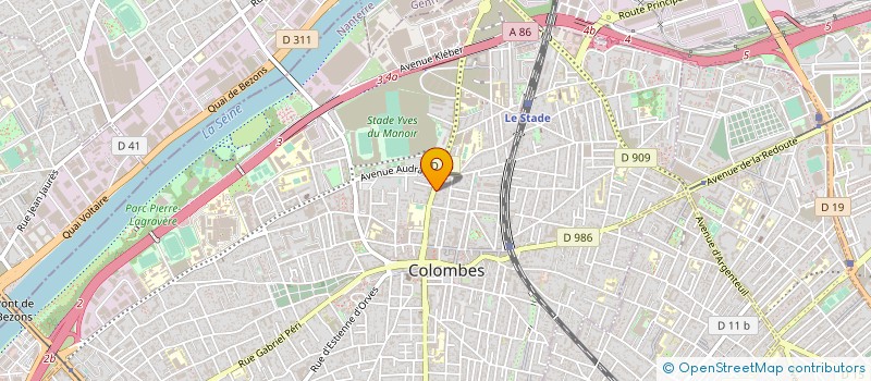 localisation de l'entreprise AUTO PRESTIGE à COLOMBES