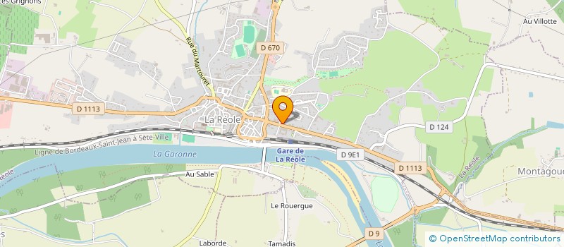 localisation de l'entreprise AUTO PRESTO  LA REOLE