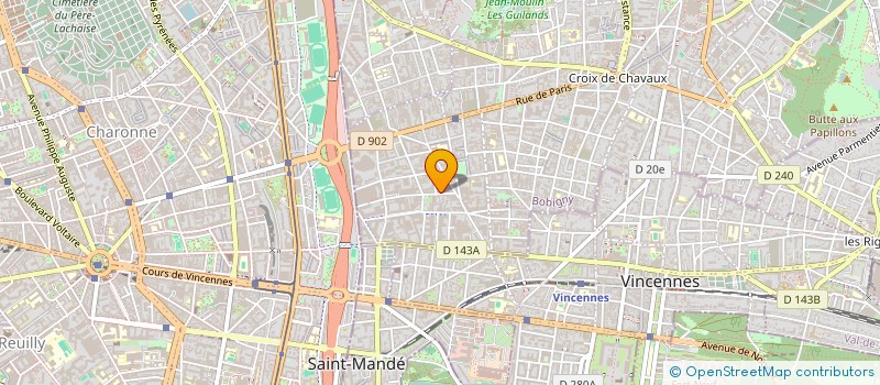 localisation de l'entreprise AUTO PRIVILEGE à MONTREUIL