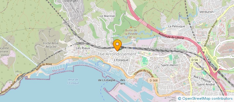 localisation de l'entreprise AUTO PRIVILEGE  MARSEILLE 16EME