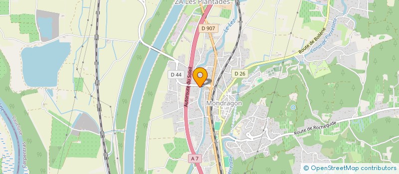 localisation de l'entreprise AUTO PRO  MONDRAGON