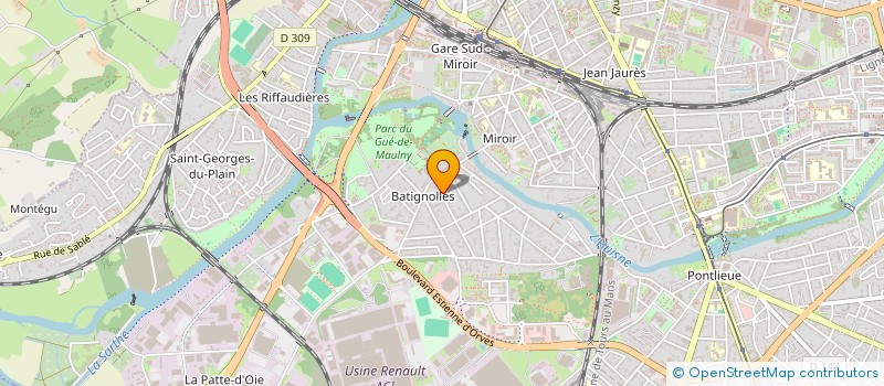 localisation de l'entreprise AUTO PRO 95  LE MANS