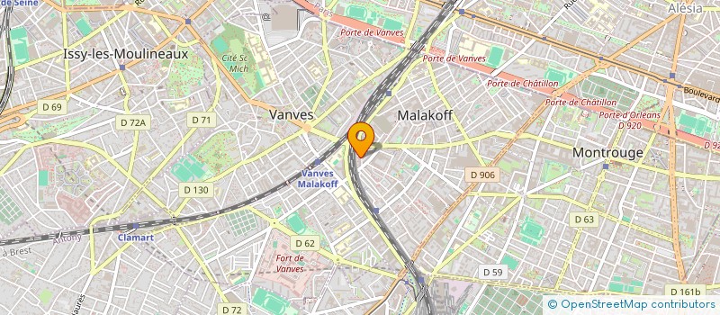 localisation de l'entreprise AUTO PRO MULTI SERVICES à MALAKOFF