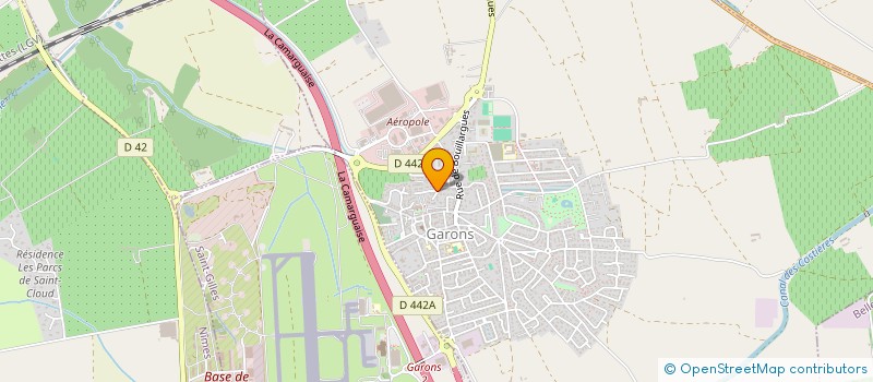 localisation de l'entreprise AUTO PRO VO  GARONS