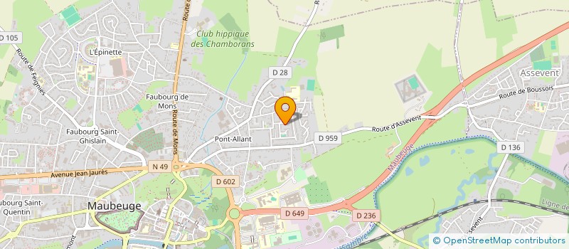 localisation de l'entreprise AUTO PRODUCT  MAUBEUGE