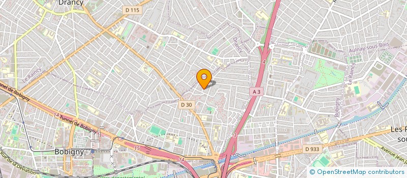 localisation de l'entreprise AUTO PROJECT  BOBIGNY