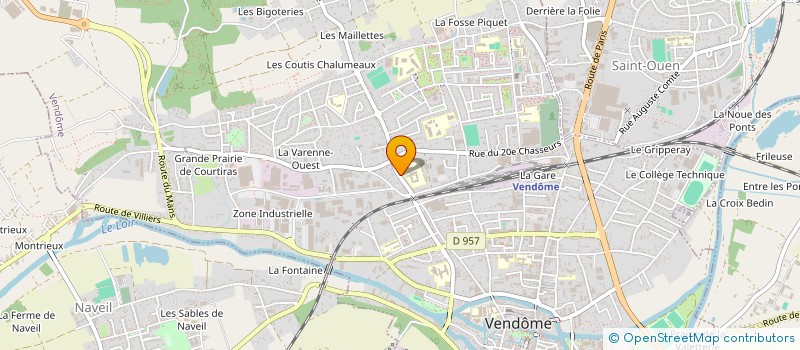 localisation de l'entreprise AUTO PROMO 41 à VENDOME