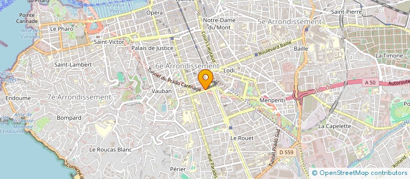 localisation de l'entreprise AUTO PROPRE  MARSEILLE