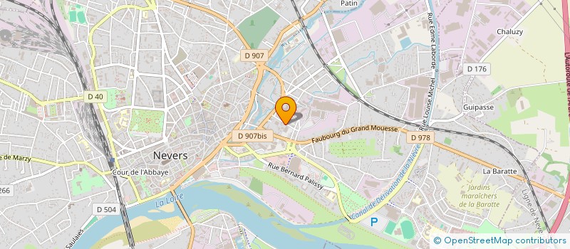 localisation de l'entreprise AUTO PROPRE à NEVERS