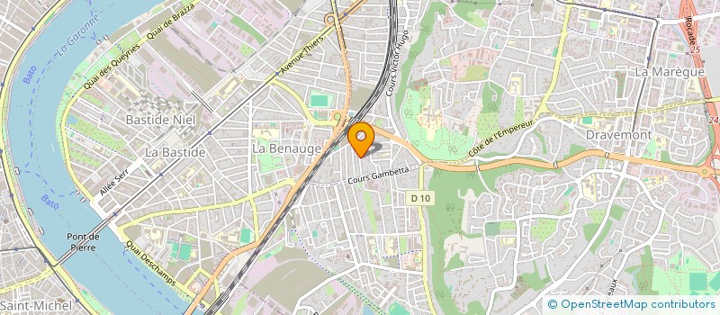 localisation de l'entreprise AUTO PROPULSION  CENON