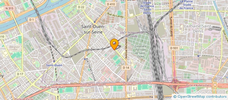 localisation de l'entreprise AUTO-QG à SAINT-OUEN-SUR-SEINE