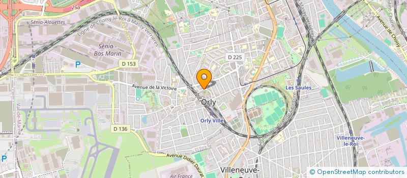 localisation de l'entreprise AUTO QUATRO  ORLY