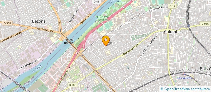 localisation de l'entreprise AUTO QUICK SERVICE à COLOMBES
