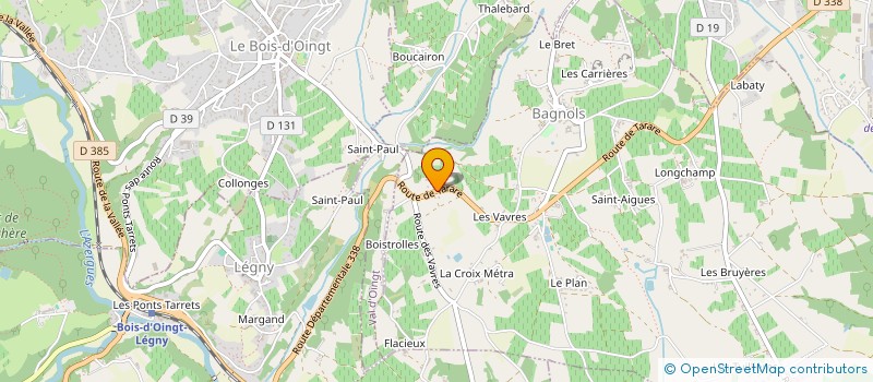 localisation de l'entreprise AUTO RACING SERVICES  CHESSY