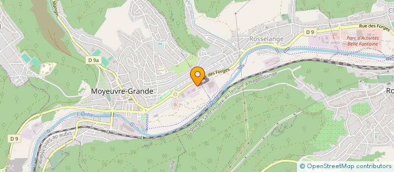 localisation de l'entreprise AUTO RAMA  MOYEUVRE-GRANDE