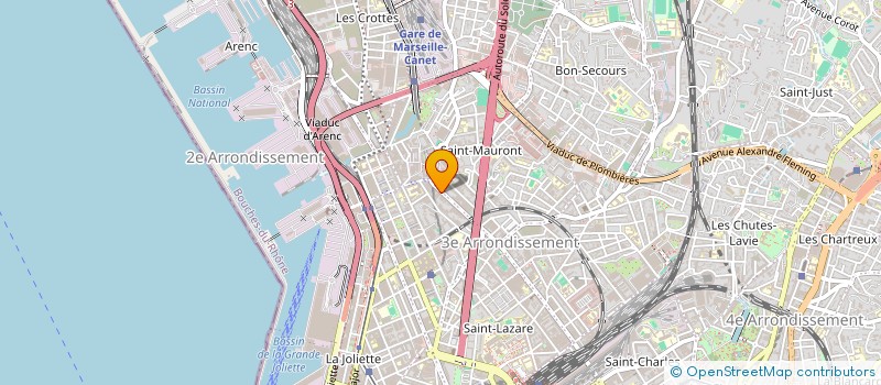 localisation de l'entreprise AUTO RAPIDE  MARSEILLE