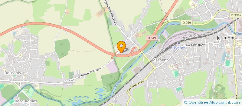 localisation de l'entreprise AUTO RECHANGE  BOUSSOIS