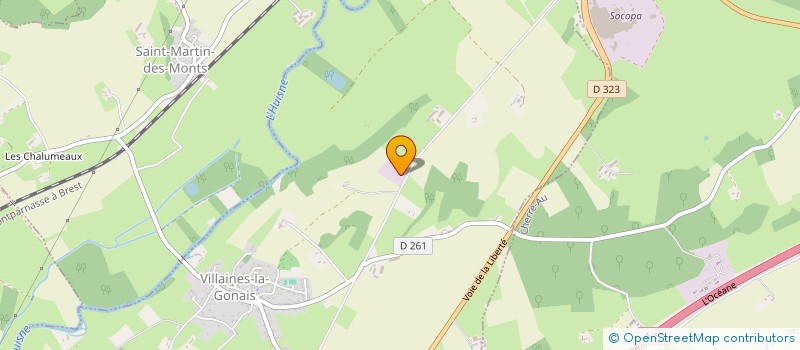 localisation de l'entreprise AUTO RECUPER  VILLAINES-LA-GONAIS