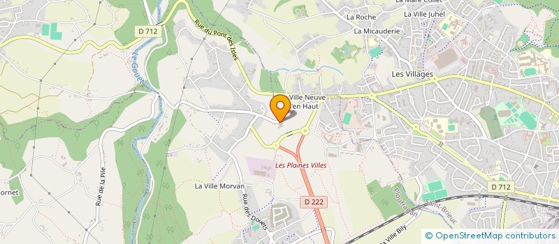 localisation de l'entreprise AUTO RECYCLAGE à PLOUFRAGAN