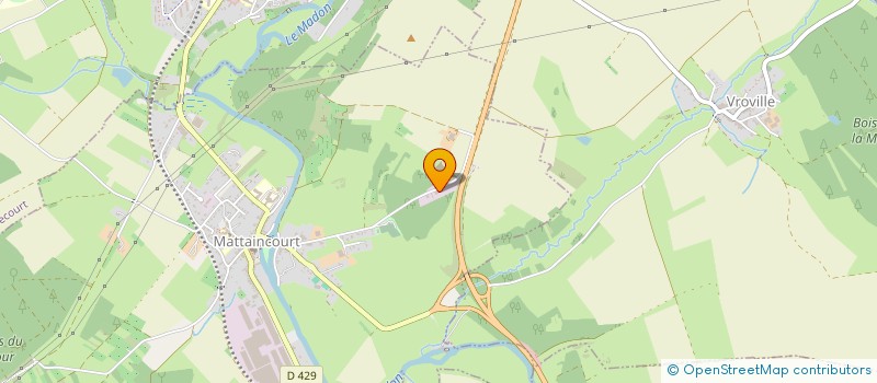 localisation de l'entreprise AUTO RECYCLAGE DES VOSGES  MATTAINCOURT