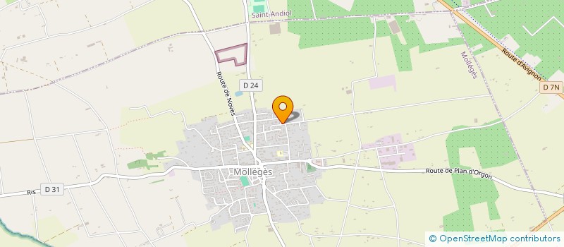 localisation de l'entreprise AUTO RELAIS ALPILLES LUBERON à MOLLEGES